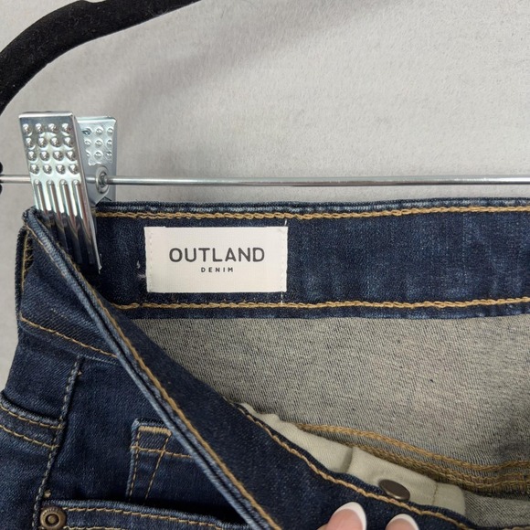 Outland Jeans Womens 29 Blue Denim Harriet High Rise Skinny 30 Inseam Organic - Picture 6 of 16